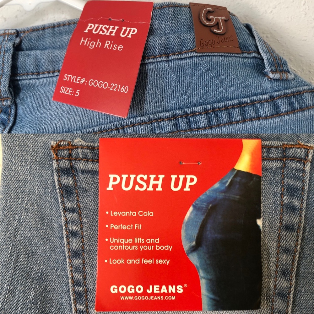 NWT Gogo Jeans Denim High Rise Ankle Pants Sz 5 - Picture 8 of 8
